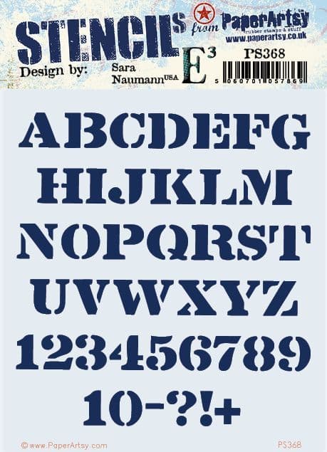 368 PA Stencil {Sara Naumann}