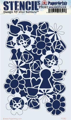 382 PA Stencil - Large Size {by Nicci Battilana}