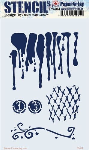 404 PA Stencil - Large Size {by Nicci Battilana}