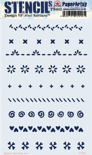 405 PA Stencil - Large Size {by Nicci Battilana}