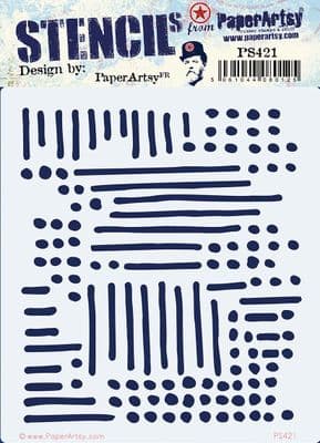 421 PA Stencil {by PaperArtsy}