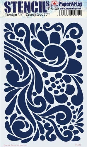 432 PA Stencil Large {Tracy Scott}