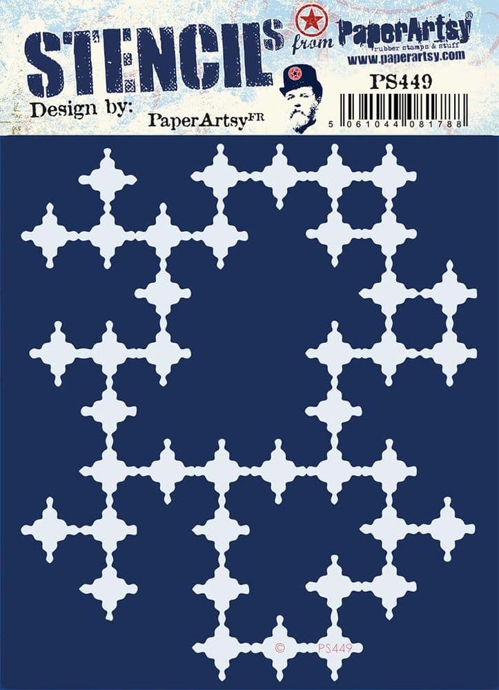 449 PA Stencil {Eclectica PaperArtsy}