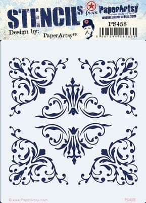 458 PA Stencil {by PaperArtsy}