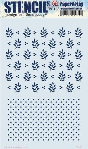 468 PA Stencil - Large Size {by Scrapcosy}