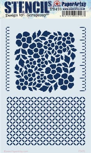 470 PA Stencil - Large Size {by Scrapcosy}