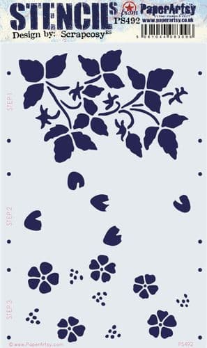 492 PA Stencil - Large Size {by Scrapcosy}