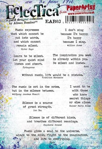 Alison Bomber Set 03 (Music & Silence)