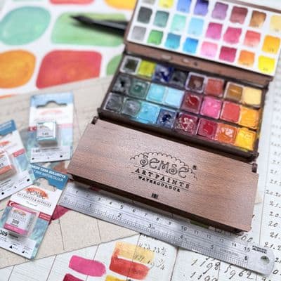 Box for 16 Watercolours {Semse}