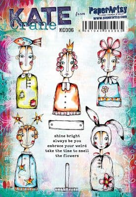 Kate Crane A5 Stamp Set 006
