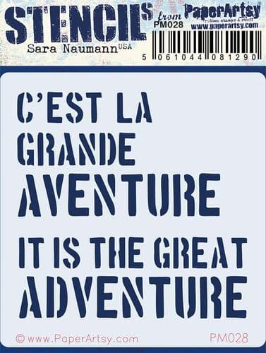 PM028 - PA Mini Stencil