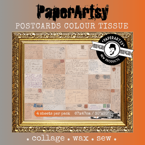 PT13 {Postcards} - colour tissue