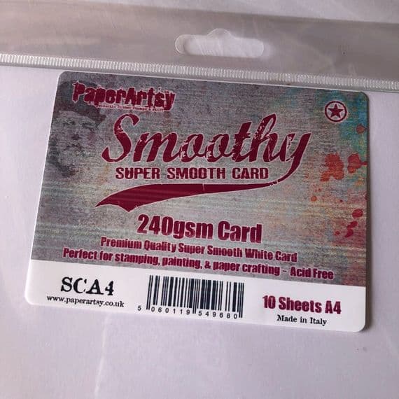 Smoothy (Regular) A4 White Stamping Card (Pkt 10)