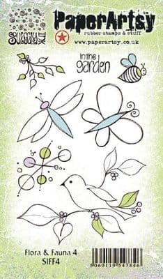 Squiggly Ink - Flora & Fauna 4 (on EZ Mount foam)