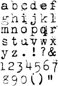 Words Plate 2 on EZ mount
