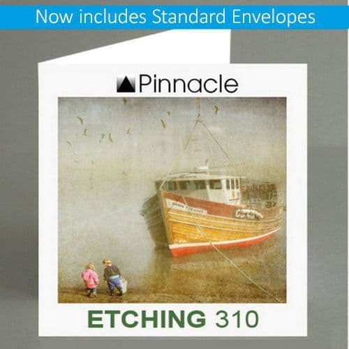 150mm Square Blank Pinnacle ETCHING 310gsm Inkjet Greeting Card