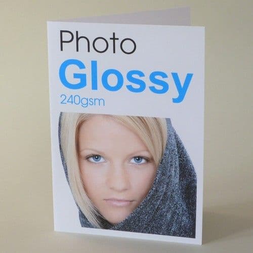 7x5 Blank Photo GLOSSY 240gsm Inkjet Greeting Card 7x5 Blank Photo GLOSSY 240gsm Inkjet Greeting Card