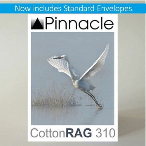Blank Pinnacle Cotton RAG 310gsm Inkjet Greeting Card