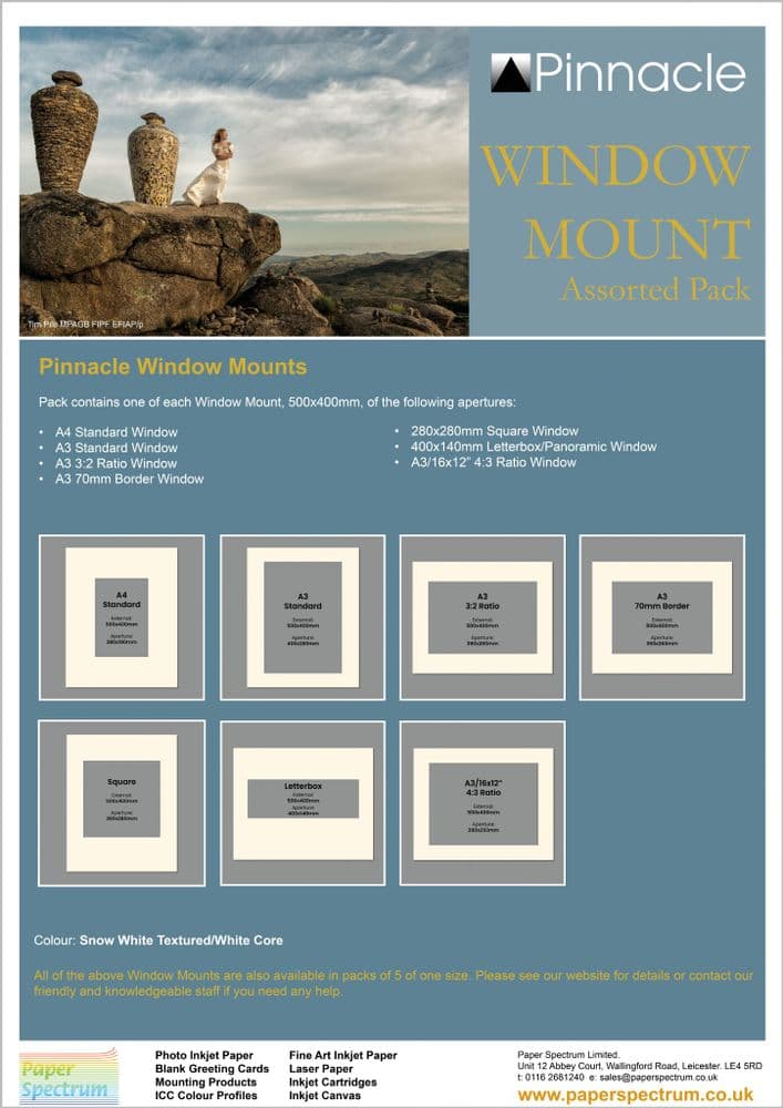 Precut Window Mounts Assorted Pack