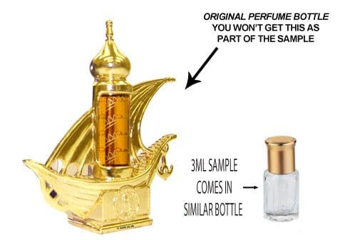*SAFEENA AL ARAB* By Al Haramain 3ml (SAMPLE) Arabian Perfume Fragrance Oil