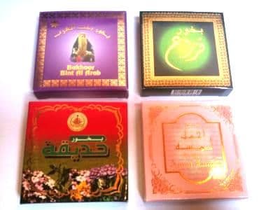 4 X BAKHOOR OFFER FAZZA AJMAL LAMSA HADIKA BINT AL ARAB