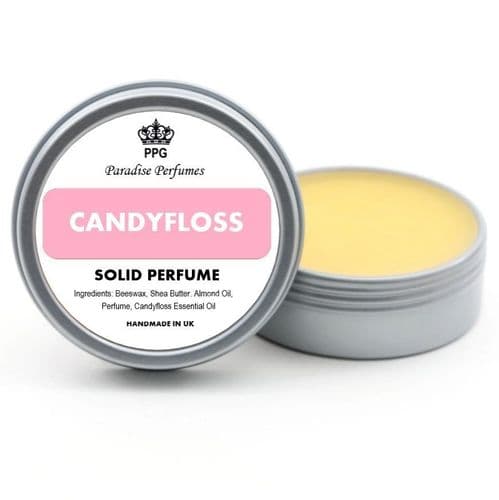 Candyfloss Natural Solid Perfume by Paradise Perfumes Fragrance Scent Balm 15ml