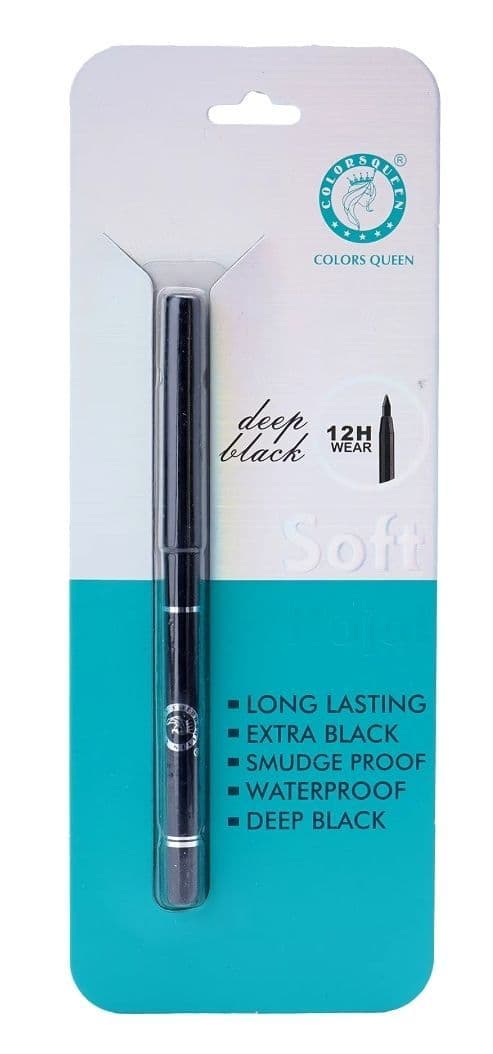 Colors Queen Soft Kajal Focus Long Lasting (Deep Black) x 1pc - *SPECIAL OFFER*