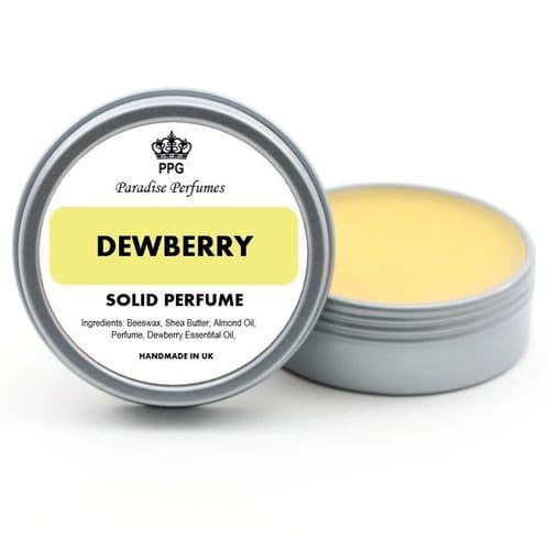 Dewberry Natural Solid Perfume by Paradise Perfumes Fragrance Balm 15ml