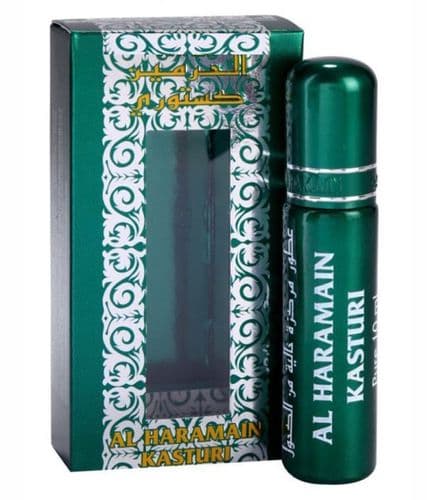 New *KASTURI* By AL HARAMAIN Exotic Animalic Spicy Perfume Oil Itr Attar 10ml