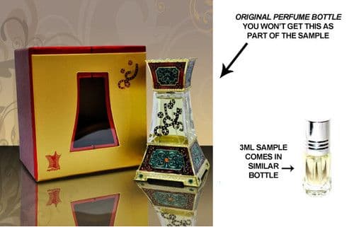 NEW *NAGHAM* BY ARABIAN OUD 3ML (SAMPLE) HIGH QUALITY PERFUME OIL ITR ATTAR
