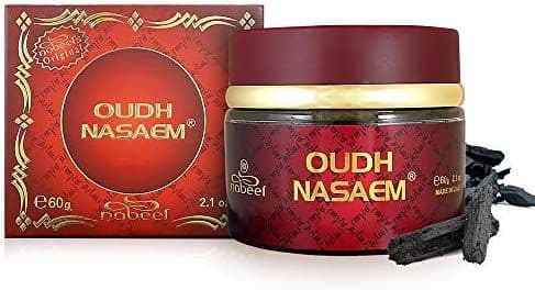 OUDH NASAEM - By AL NABEEL 60g BURNING BAKHOOR INCENSE FRAGRANCE STICKS POWDER