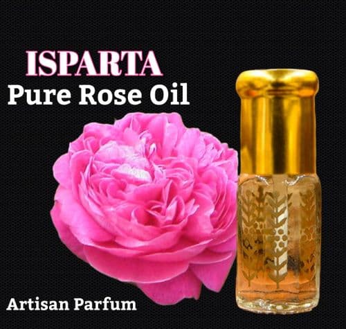 Pure Rose Oil - 1st Grade from Isparta Turkey | Essential Perfume Oil | 100% Organic