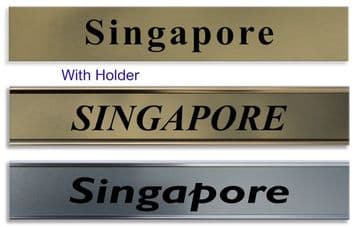 10 City Clock Time Zone Name plaques | Custom Made All World Citys | Nameplate Bespoke Sign