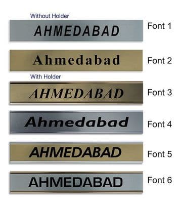 Ahmedabad Clock Name Plate |World Time Zone City Wall clocks Sign custom Plaque