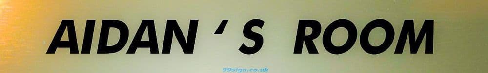 AIDAN Personalised Gift Room Door Sign Nameplate for Bedroom Man Cave ...