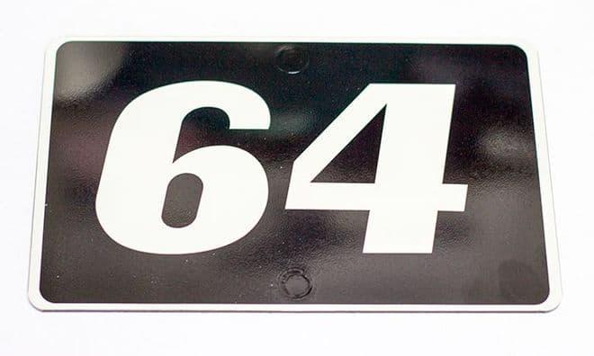 Any Number and or letters | House Plaque | Black and white Custom door sign