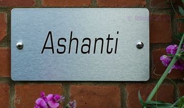 Ashanti -Funny House Name Sign Plaque- Ideal housewarming gift