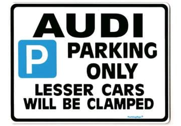 Audi Large Sign for a2 a3 a4 tt tdi quattro 100 80 a6
