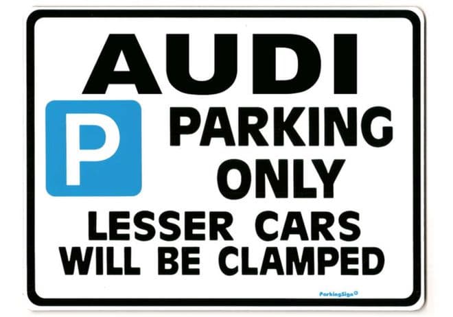 Audi Large Sign for a2 a3 a4 tt tdi quattro 100 80 a6