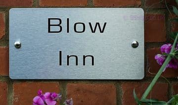 Blow Inn -Funny House Name Sign Plaque- Ideal housewarming gift