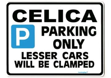 CELICA Large ParkingSign for TOYOTA ST GT4 WRC GTR