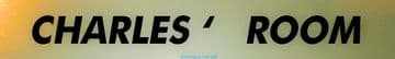 CHARLES Personalised Gift Room Door Sign Nameplate for | Bedroom | Man Cave | Office