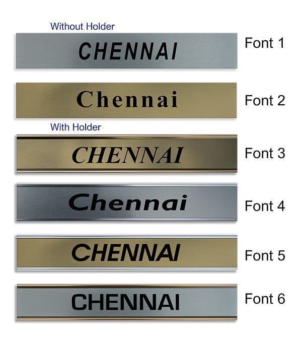 Chennai Clock Name Plate World Time Zone City Wall clocks Sign custom