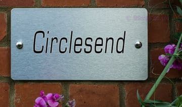 Circlesend -Funny House Name Sign Plaque- Ideal housewarming gift