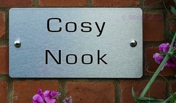 Cosy Nook -Funny House Name Sign Plaque- Ideal housewarming gift