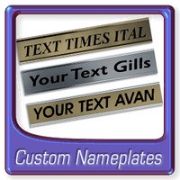 Custom Door Nameplates Made to order online