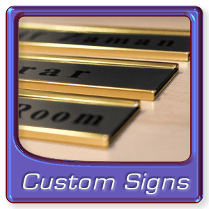 custom order. Sarah Firth 5 x Door signs