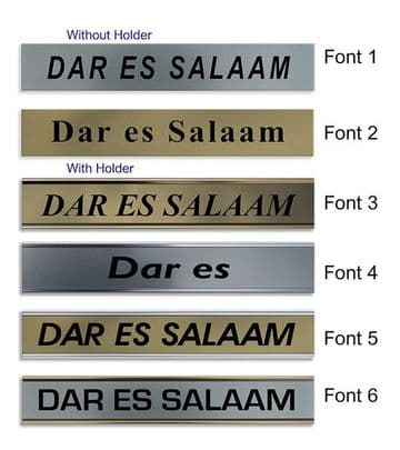 Dar es Salaam Clock Name Plate |World Time Zone City Wall clocks Sign custom Plaque