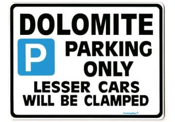 DOLOMITE Large Metal_Sign For TRIUMPH 1500 sprint 1850