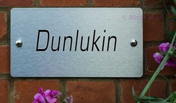 Dunlukin -Funny House Name Sign Plaque- Ideal housewarming gift